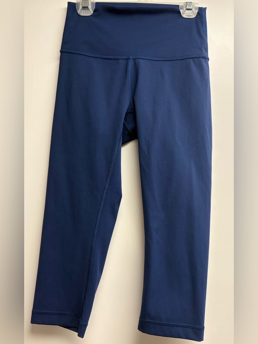 Lululemon Wunder Under High Rise Crop Leggings True Navy Size 4 W6AIOS